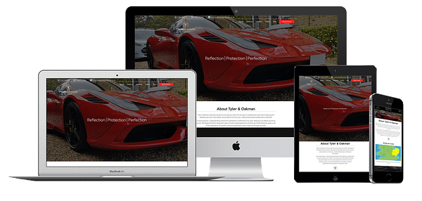 Tyler and Oakman Website Design